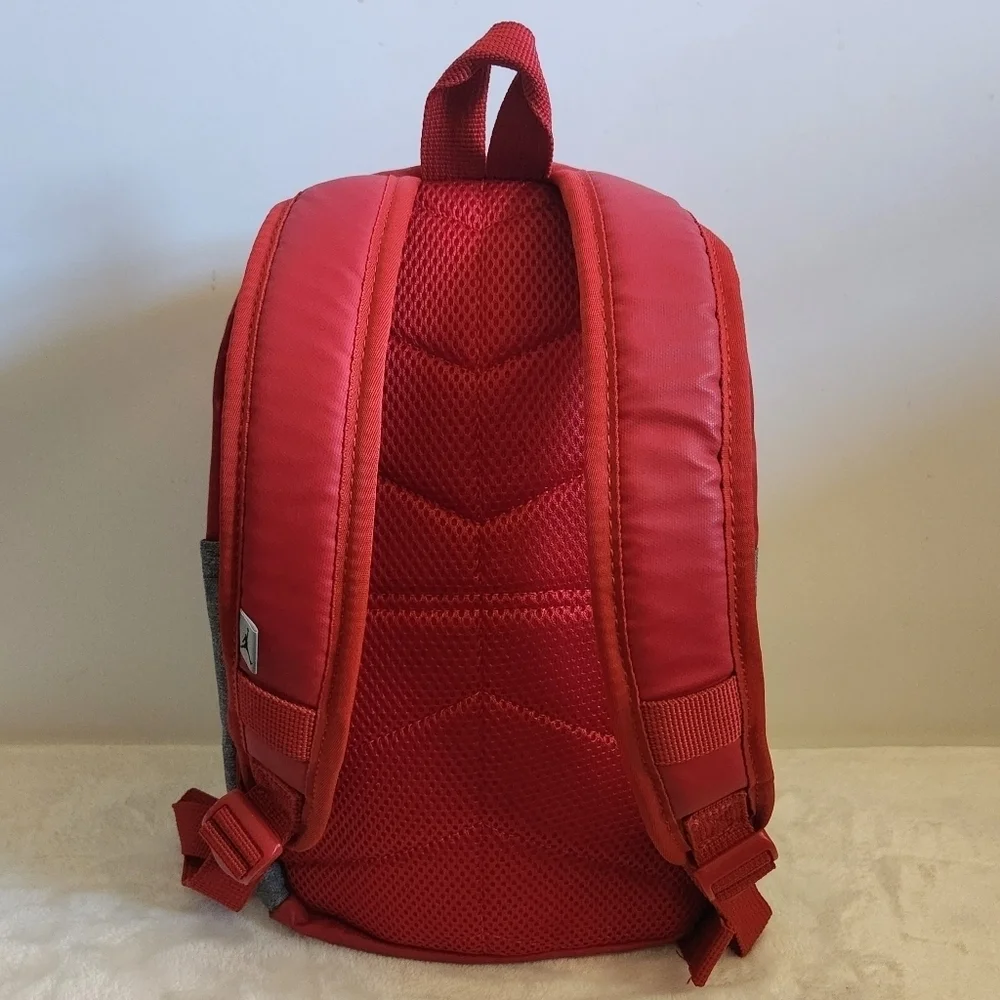 Nike Air Jordan Jumpman Pivot Red Gray Small Mini Youth Kids Backpack